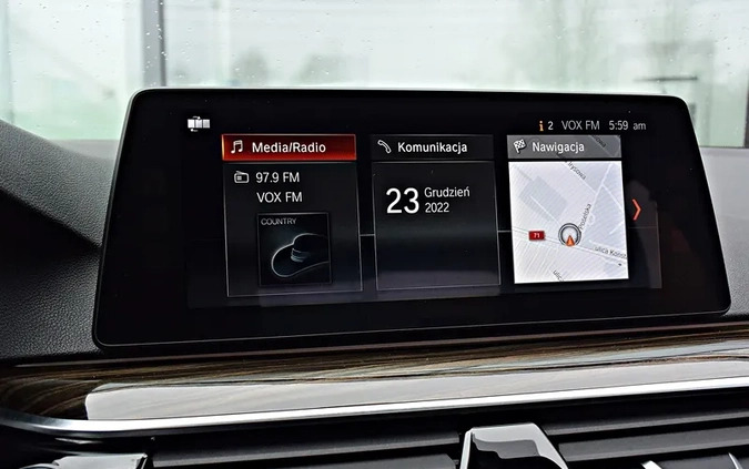 BMW Seria 5 cena 129900 przebieg: 103500, rok produkcji 2018 z Szczawnica małe 781